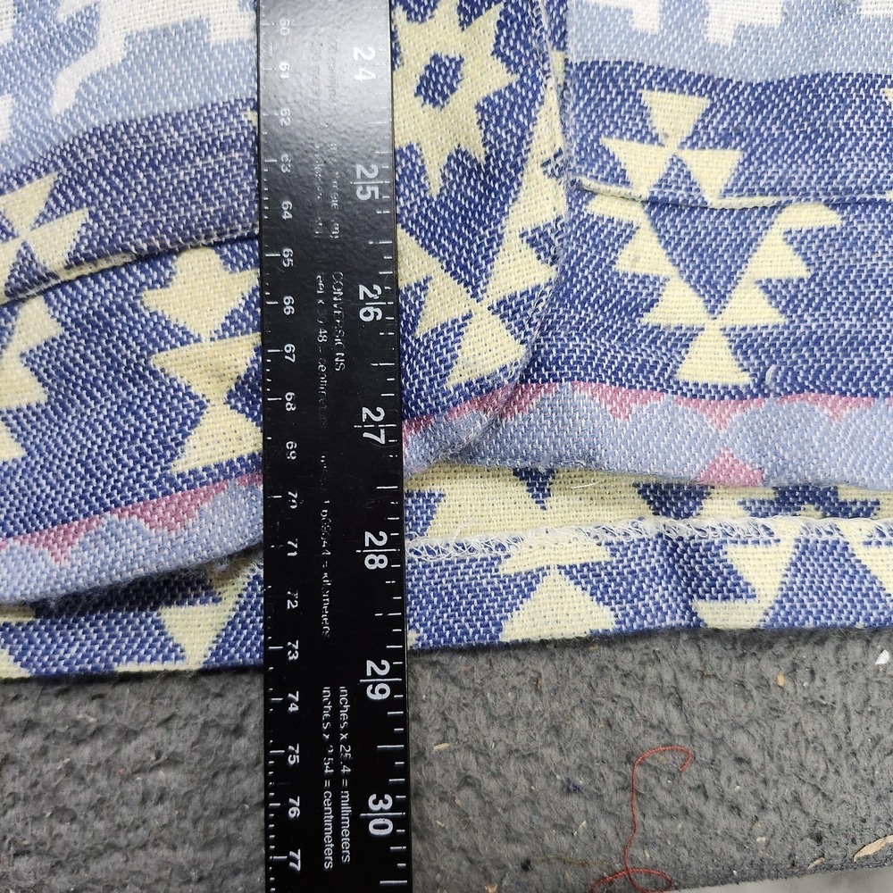 Vintage Judy Knapp Blazer Womens Medium Multicolor Southwestern Geometric Cotton - Picture 4 of 6